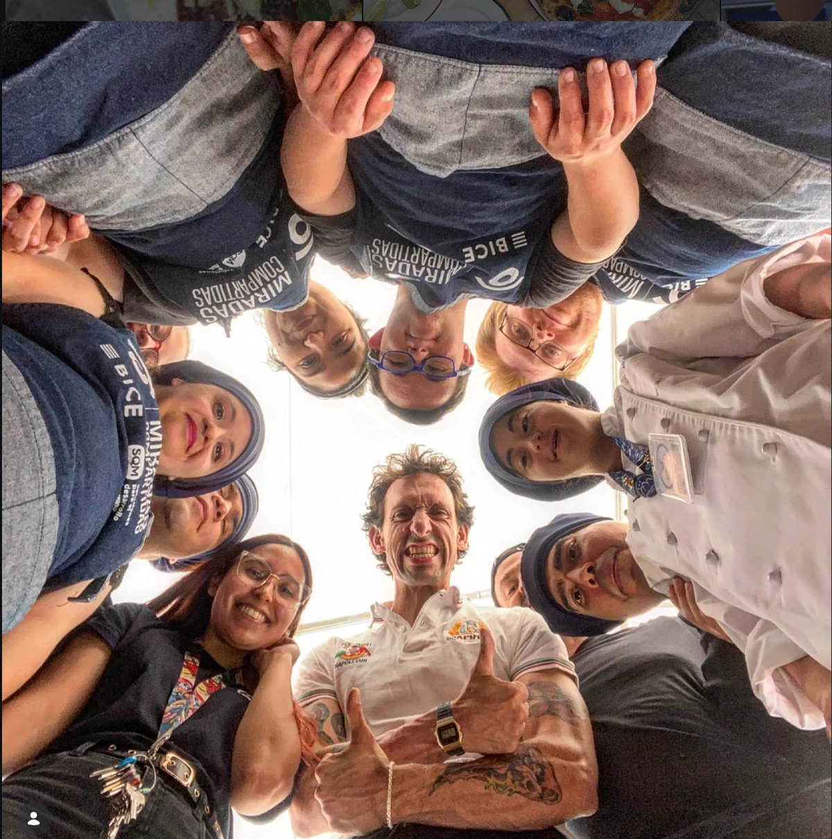 El equipo de La Excelente Pizzería